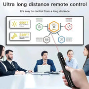 2.4G RF New Wireless Presenter Red Laser Page Turning Pen Volume Remote Control PPT Presentation USB PowerPoint Pointer Mouse - Lacatang Shop