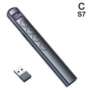 2.4GHz Wireless Presenter Red Laser Page Turning Pen Remote Control Volume Mouse Power Point RF USB Pointer Presentation PP B5R2 - Lacatang Shop