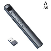 2.4GHz Wireless Presenter Red Laser Page Turning Pen Remote Control Volume Mouse Power Point RF USB Pointer Presentation PP B5R2 - Lacatang Shop