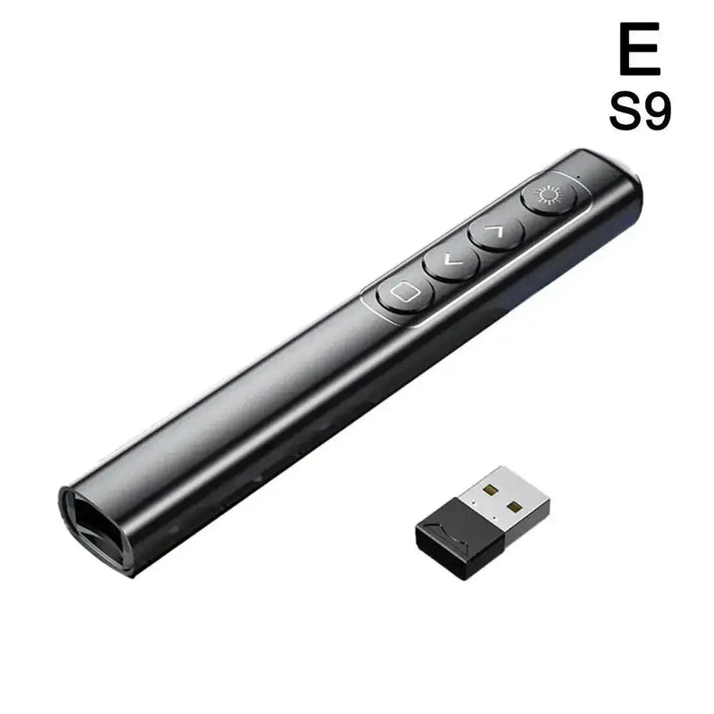 2.4GHz Wireless Presenter Red Laser Page Turning Pen Remote Control Volume Mouse Power Point RF USB Pointer Presentation PP B5R2 - Lacatang Shop