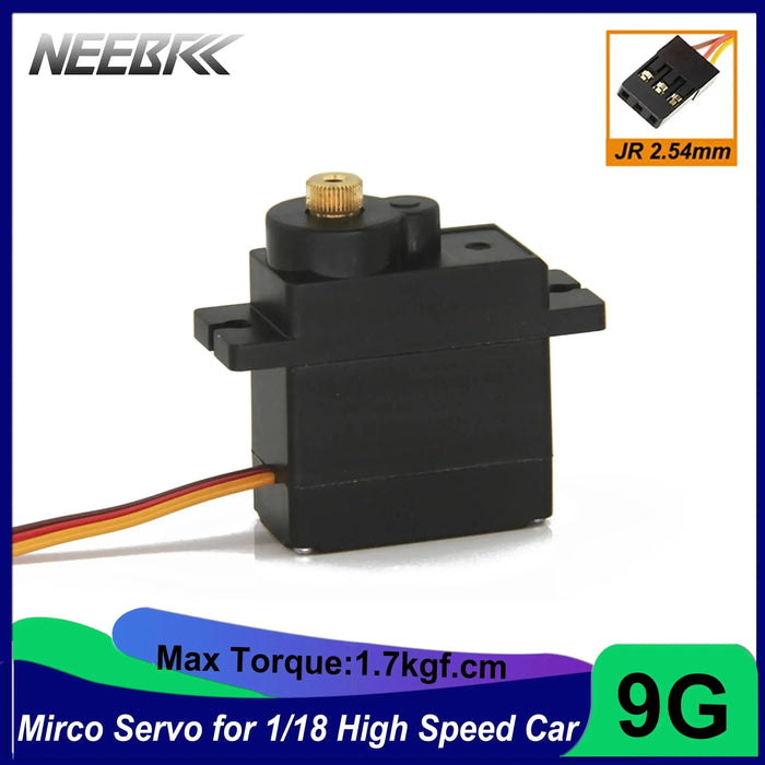 NEEBRC 9g Metal Gear 5V Digital Mirco Servo for 1/18 1/16 RC Cars Racing Drift High-speed HBX Wltoys Toys Robot Upgrade Parts - Lacatang Shop