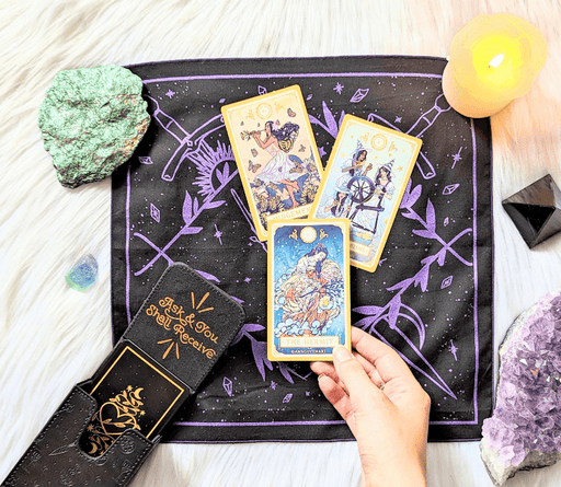 Tarot Altar Cloth | Access Our Eyes - Lacatang Shop