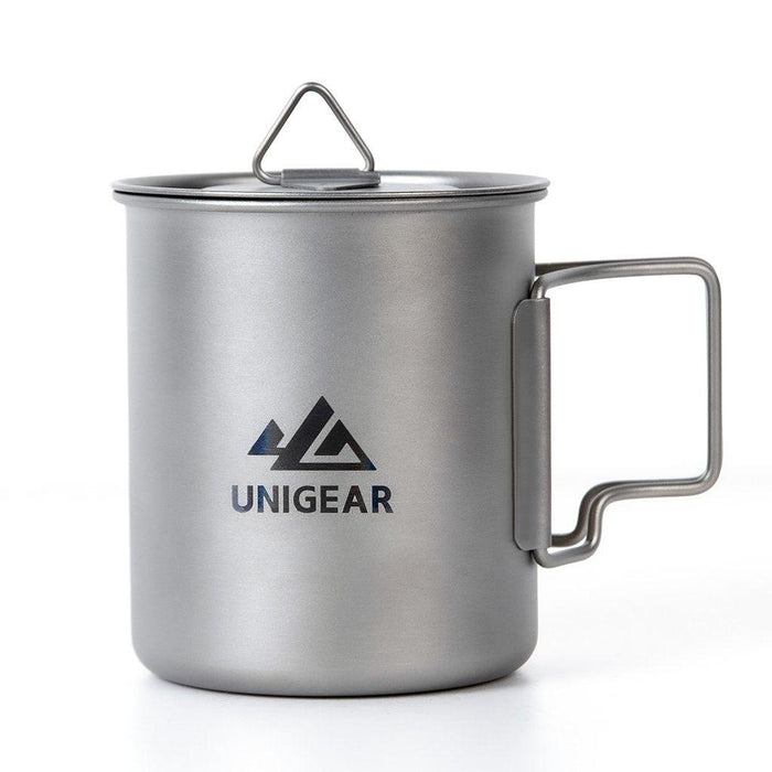 100% Titanium Camping Cup 450ml - Lacatang Shop