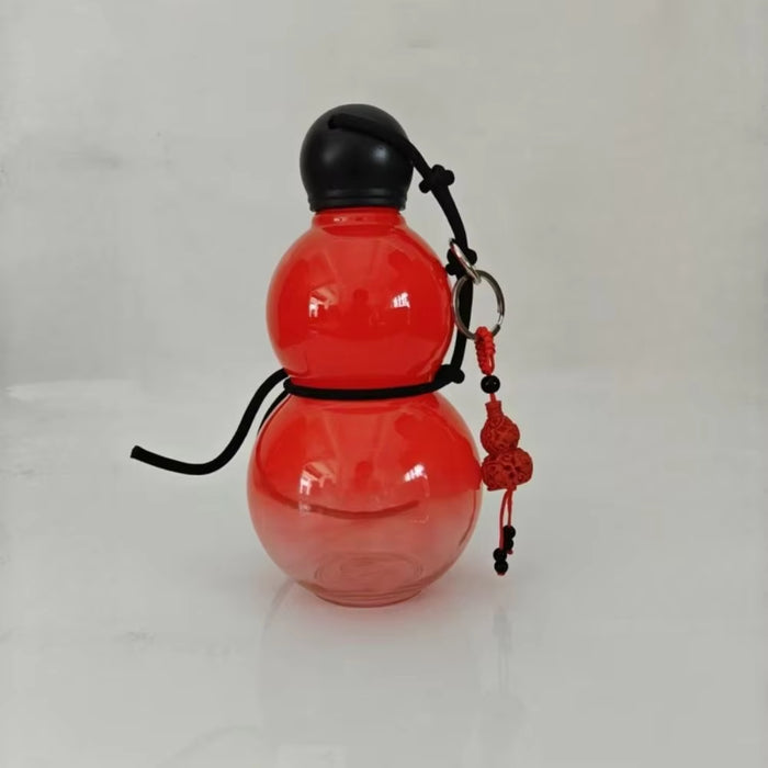 New Chinese Retro-Inspired Gourd Water Bottle 800ML Large Capacity Wine Bottle PC Durable Water Kettle Sports