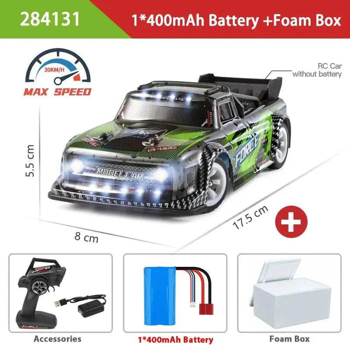 WLtoys 1:28 284131 284161 2.4G Racing Mini RC Car 30KM/H 4WD Electric High Speed Remote Control Drift Toys for Children Gifts - Lacatang Shop