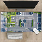 2mm Thick Non - Slip Rubber Mouse Pad 300x700mm with Traffic Simulation Design - Multipurpose Desk Mat - Lacatang Shop