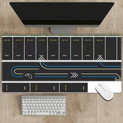 2mm Thick Non - Slip Rubber Mouse Pad 300x700mm with Traffic Simulation Design - Multipurpose Desk Mat - Lacatang Shop