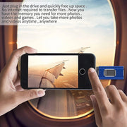 2TB For iPhone 8 Plus 11 12 ipad Pen drive stick Dual purpose mobile OTG Micro USB Flash Drive 512GB 128GB 256GB 1T PENDRIVE 3.0 - Lacatang Shop