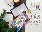 3 in 1 Vision Board: Decorative, Foldable, Dry Erase Vision Board Kit with 200+ Motivational Stickers. 27” X 17” Board to Manifest Your Goals Using Law of Attraction (Zion) - Lacatang Shop