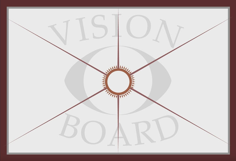 3 in 1 Vision Board: Decorative, Foldable, Dry Erase Vision Board Kit with 200+ Motivational Stickers. 27” X 17” Board to Manifest Your Goals Using Law of Attraction (Zion) - Lacatang Shop