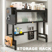 3 - Tier Kitchen Drain Shelf & Storage Rack with Cover - Lacatang Shop