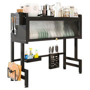 3 - Tier Kitchen Drain Shelf & Storage Rack with Cover - Lacatang Shop
