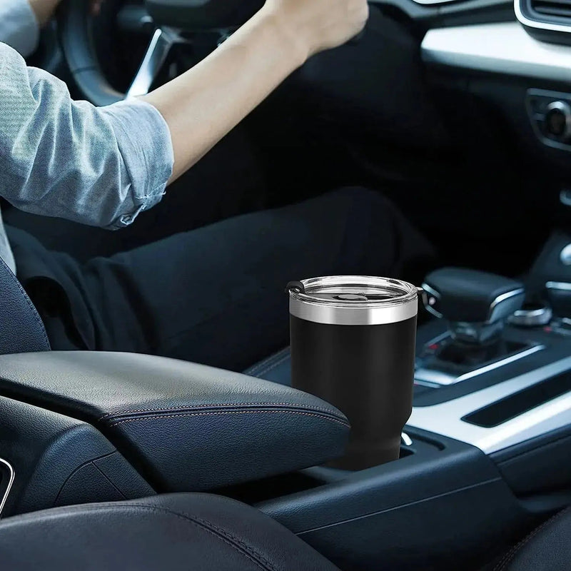 30oz Tumbler With Lids and Straws, Stainless Steel Vacuum Insulated Coffee Tumblers, Insulated Travel Mug Water Cup - Lacatang Shop