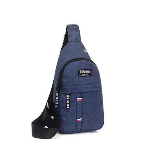 2023 New Chest Bag Messenger Pack Men Simple Nylon Fashion Waterproof One Shoulder Crossbody Bag - Lacatang Shop