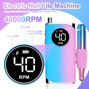 35000RPM Electric Nail Drill Nail Polish Machine Metal Grinding Head Profession Sander Nail Glue Polishing Machine Nail Salon - Lacatang Shop