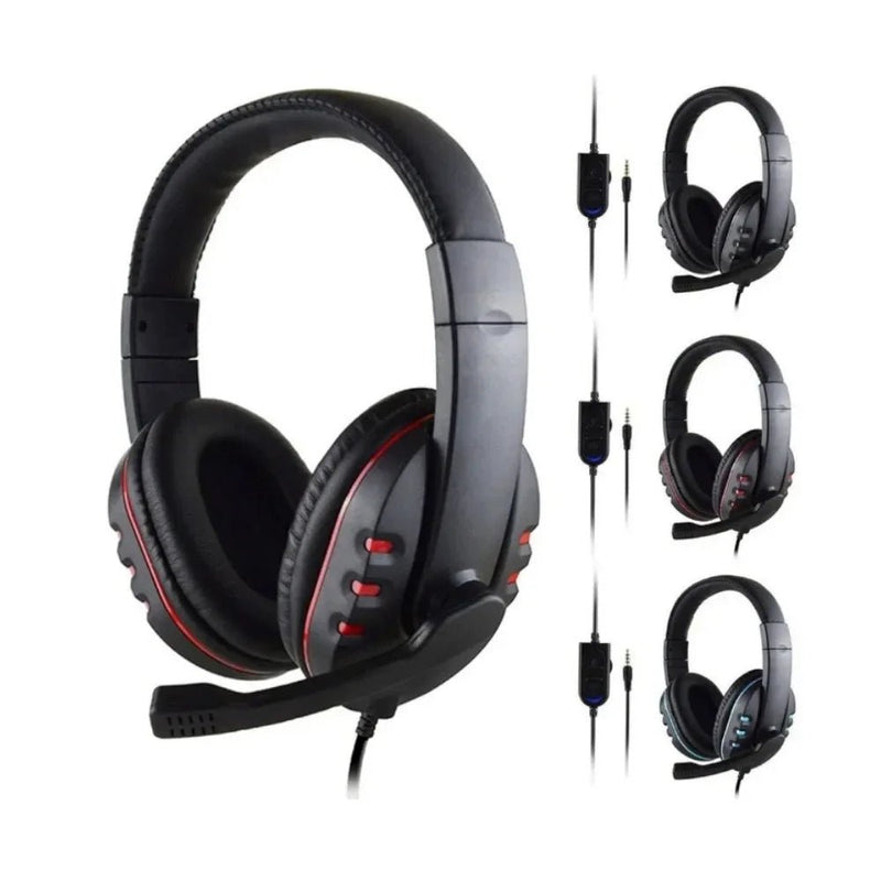 3.5mm Wired Gaming Headphones Game Headset Noise Cancelling Earphone with Microphone Volume Control for PS4 Play Station 4 PC - Lacatang Shop