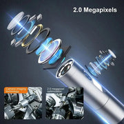 360° Steering Industrial Endoscope Camera 8mm 5"IPS Screen Single&Dual - Lacatang Shop