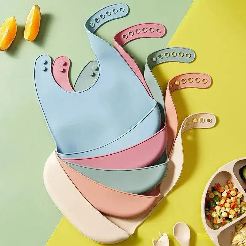 Adjustable Waterproof Baby Bibs made of Soft Silicone, BPA Free - Ideal for Newborns and Children s

Soft Silicone Waterproof Bibs - BPA Free, Perfect for Newborns & Children  Aliexpress Lacatang Shop 