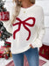 Fashionable and casual women's loose long sleeved round neck Christmas sweater 2024 autumn/winter new women's clothing - Lacatang Shop