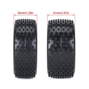 4 Pcs 88mm Buggy Tires Wheel Tyre for 1/10 Wltoys 104001 Tamiya TT - 02B DT - 02 RC Car Off Road Rally Racing Rims Upgrades Parts - Lacatang Shop