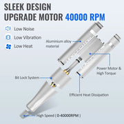 40000RPM ELECTRIC NAIL DRILL MANICURE MACHINE FOR CUTTING UV POLISH GEL 2023NEW RECHARGEABLE PORTABLE ELECTRIC NAIL FILE TOOLS - Lacatang Shop