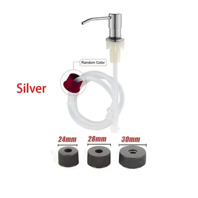 Dish Soap Dispenser Kitchen Liquid Soap Dispenser Sponge Caddy Soap Pump Dispenser with Sponge Holder Kitchen Cleaner Dish Soap Dispenser with Sponge Holder - Kitchen Soap Pump Caddy  AliExpress Lacatang Shop 
