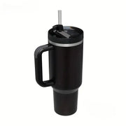 40oz 1200ML High Quality Insulated Tumbler with Handle Straw Double Wall Thermal Iced Travel Cup Coffee Cup Perfect Gift - Lacatang Shop