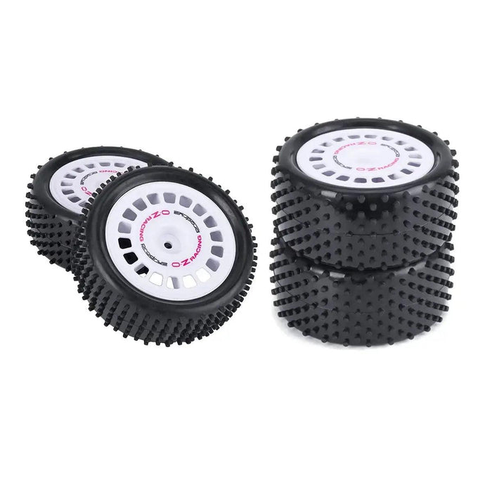 4 Pcs 88mm Buggy Tires Wheel Tyre for 1/10 Wltoys 104001 Tamiya TT-02B DT-02 RC Car Off Road Rally Racing Rims Upgrades Parts - Lacatang Shop