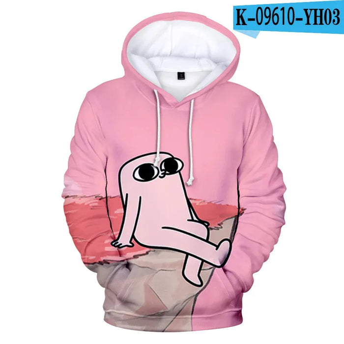 Cartoon Funny Big Eyes Ketnipz 3D Print Oversized Women/Men Hoodie Sweatshirt Harajuku Streetwear Hip Hop Pullover Hooded Jacket