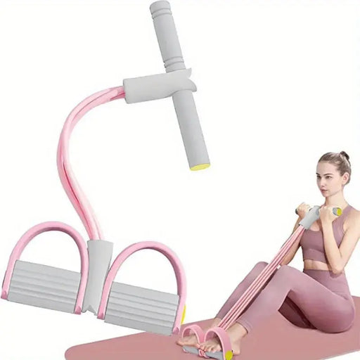Multifunctional Foot Pedal Resistance Assistance Expander Chest Leg Band