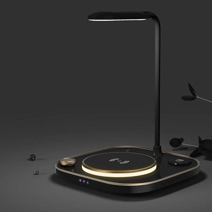 New Three-in-one Wireless Magnetic Charger 15W Fast Charging Desk Lamp Suitable - Lacatang Shop