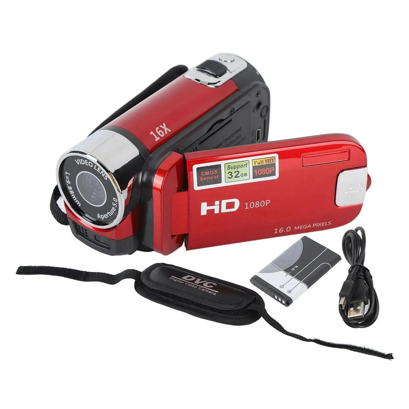 4K 48MP DV Camera 2.7in TFT Rotatable Screen 16x Digital Zoom Video Camera with USB Cable new - Lacatang Shop