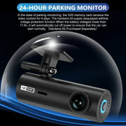 4K Car Dash Cam DVR Recorder Auto Recorder APP Control Black Box WIth - Lacatang Shop