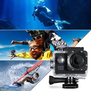 4K Ultra HD Action Camera 3MP 900mAh Underwater Waterproof Case Outdoor Sports Helmet Video Recording Cameras With 2.0 HD Screen - Lacatang Shop