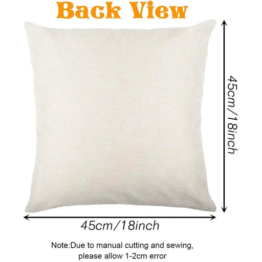 4Pcs Halloween Pumpkin Pillow Covers,18X18 Inches Trick or Treat Farmhouse Decor Boo Halloween Decorative 31 October Throw Pillow Cover - Lacatang Shop