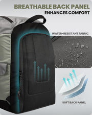 50L Ski Boot Bag - Ski and Snowboard Boots Travel Backpack with Helmet Compartment | Waterproof Exterior & Bottom - Lacatang Shop