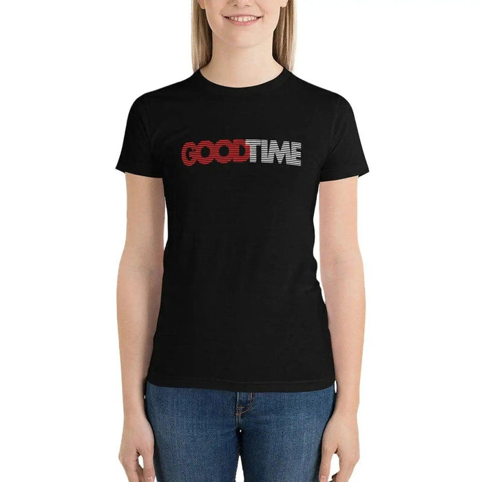 GOODTIME Movie Logo T-Shirt lady clothes shirts graphic tees t-shirt dress for Women graphic - Lacatang Shop