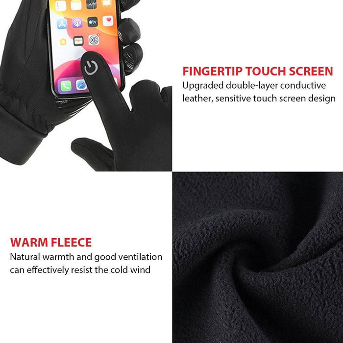 Winter Warm Gloves Windproof Touchscreen Men Women Mittens Thermal - Lacatang Shop