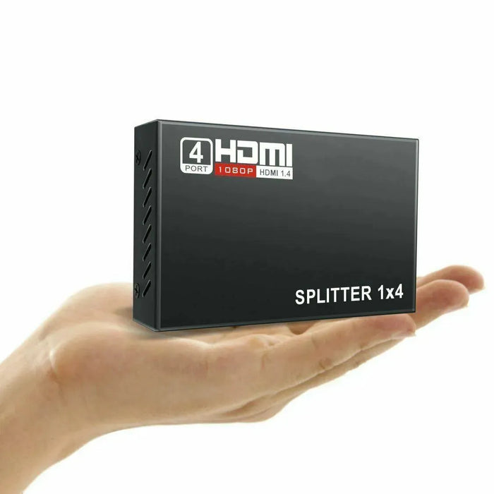 4 Port HDMI 4K Hub Multi Splitter & Amplifier For 3D HDTV 1080P 1X4 1 - Lacatang Shop