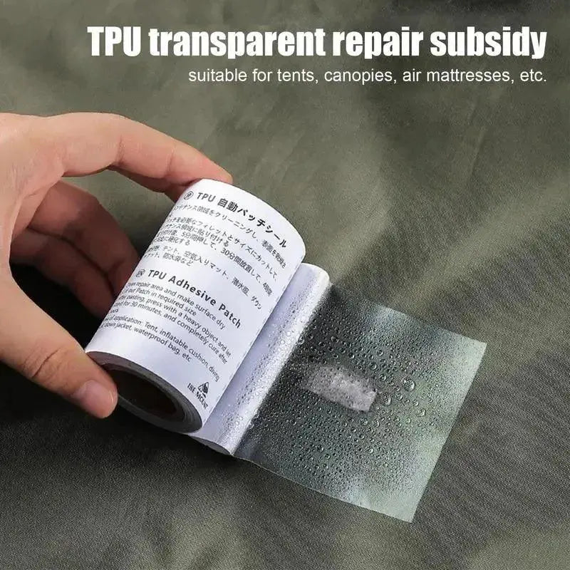 Waterproof Clear Tent Repair Tape Kit for Outdoor Gear