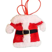 6 - Piece Santa Suit Silverware Holder Set for Christmas Table Decor - Ideal Gift for 2020 New Year - Lacatang Shop