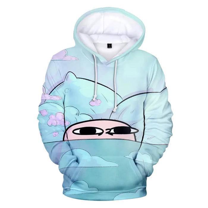 Cartoon Funny Big Eyes Ketnipz 3D Print Oversized Women/Men Hoodie Sweatshirt Harajuku Streetwear Hip Hop Pullover Hooded Jacket