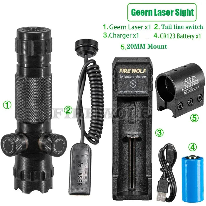 CX Laser Pointer Pen Green Laser Can Be Adjusted Up Down Left Right Infrared Set Sight Calibrator Hand-adjusted Laser Pointer