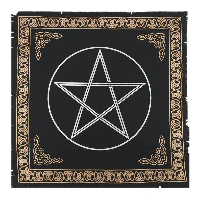 65x65cm Pentacle Altar Cloth - Spiritual Decor for Rituals