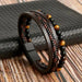 Classic Men's Leather Bracelet New Style Hand-woven Multi-layer Combination Accessory Fashion Man Jewelry Wholesale Dropshipping - Lacatang Shop