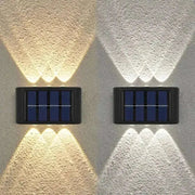 6LED Solar Lights, Outdoor Waterproof Atmosphere Wall Lamp,Up And Down - Lacatang Shop