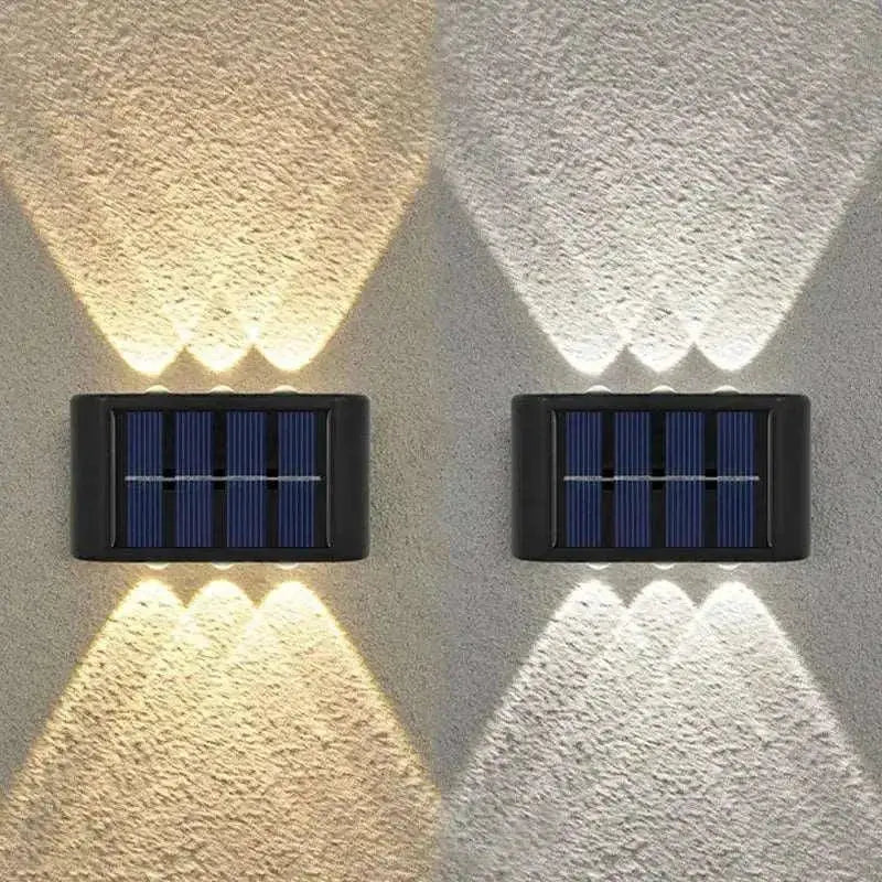 6LED Solar Lights, Outdoor Waterproof Atmosphere Wall Lamp,Up And Down - Lacatang Shop