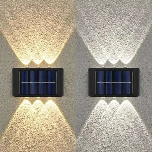 6LED Solar Lights, Outdoor Waterproof Atmosphere Wall Lamp,Up And Down - Lacatang Shop