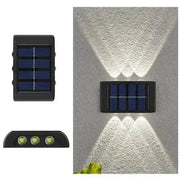 6LED Solar Lights, Outdoor Waterproof Atmosphere Wall Lamp,Up And Down - Lacatang Shop