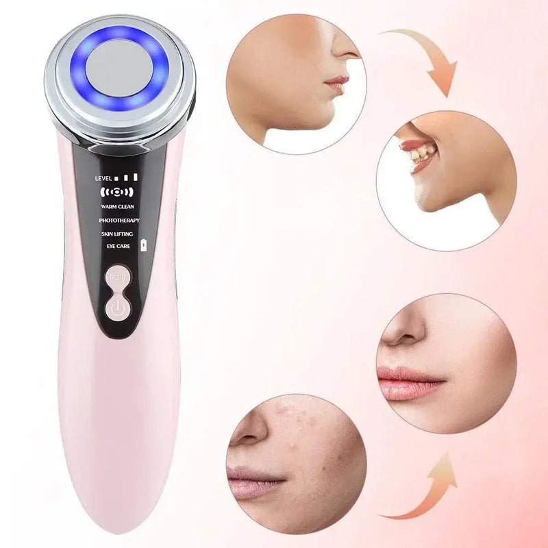 7 in 1 Face Lift Device - EMS RF Microcurrent Skin Rejuvenation, Facial Massager, Light Therapy, anti Aging /Wrinkle /Beauty Apparatus - Unisex - Lacatang Shop